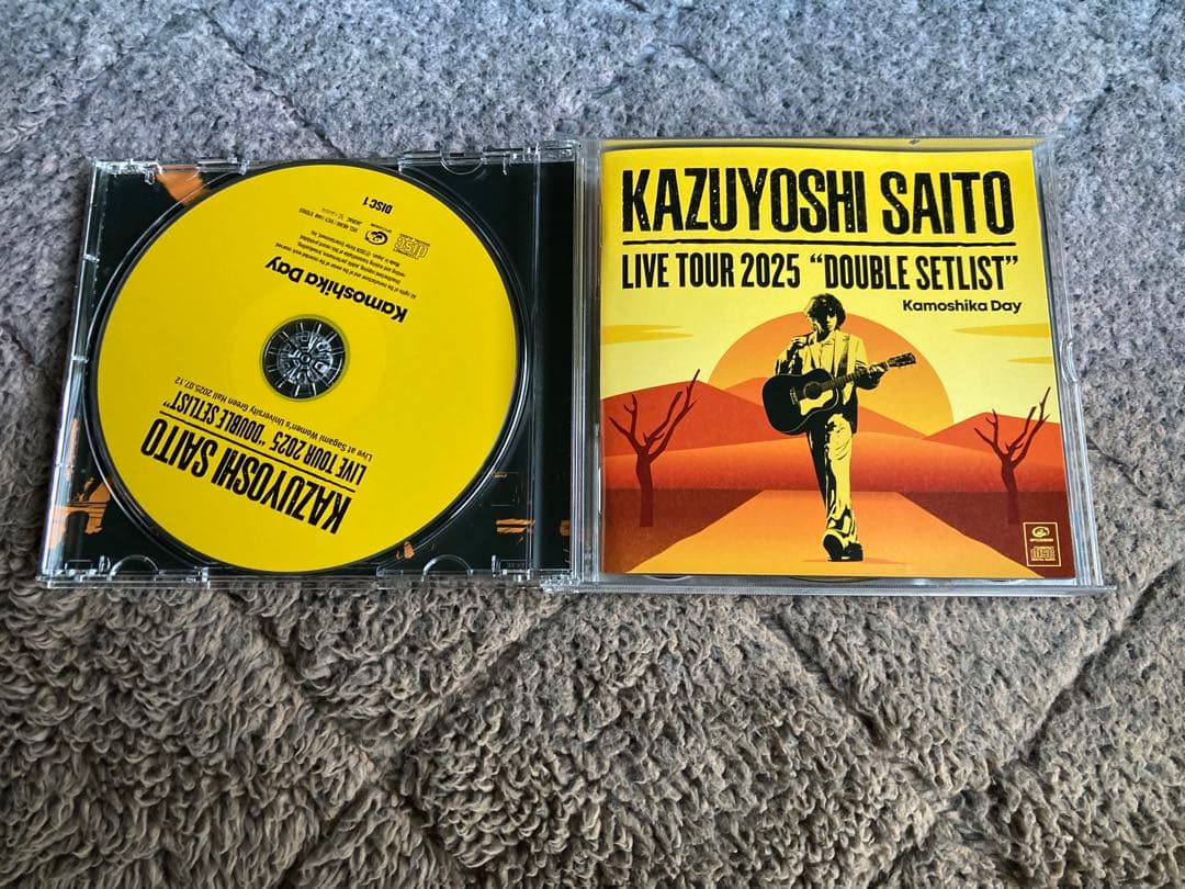 斉藤和義　カモシカとオオカミ　限定盤ライブCD セットのみ　バッジはありません