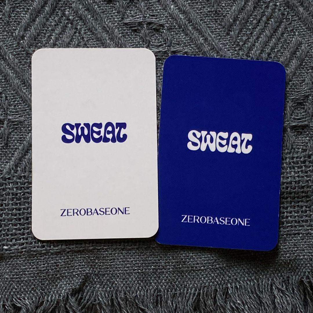 ZB1 ゼベワン ハンユジン SWEAT トレカ2枚