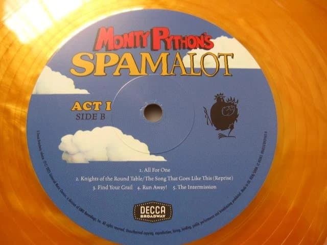 Monty Python’s Spamalot　Vinyl