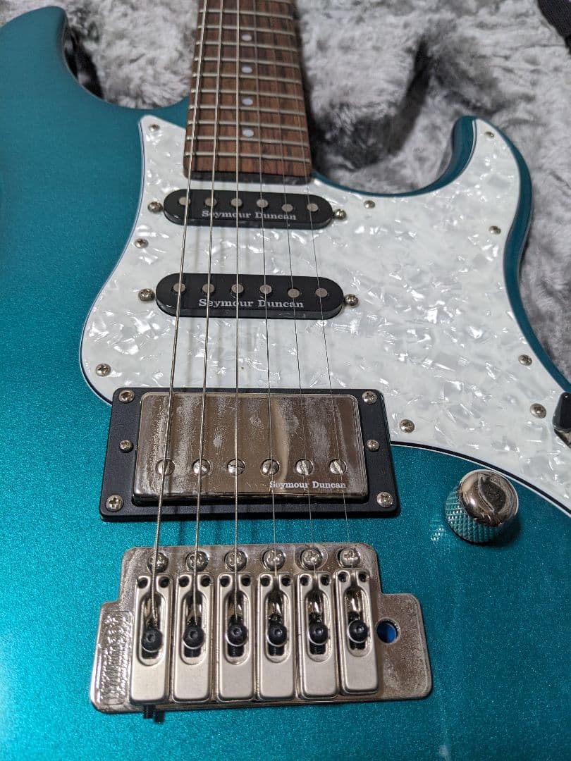 YAMAHA　PACIFICA612VⅡXティールグリーン　korgDT-10