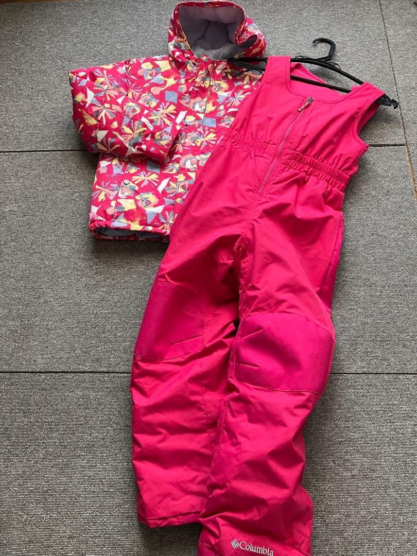 美品 Columbia スキーウェア xs 120〜130 キッズ コロンビア