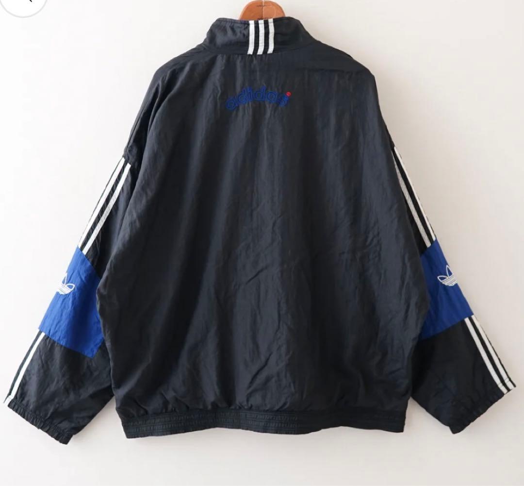 無茶振りさん専用80’s adidas 短丈 ワイド ナイロンジャケット 黒