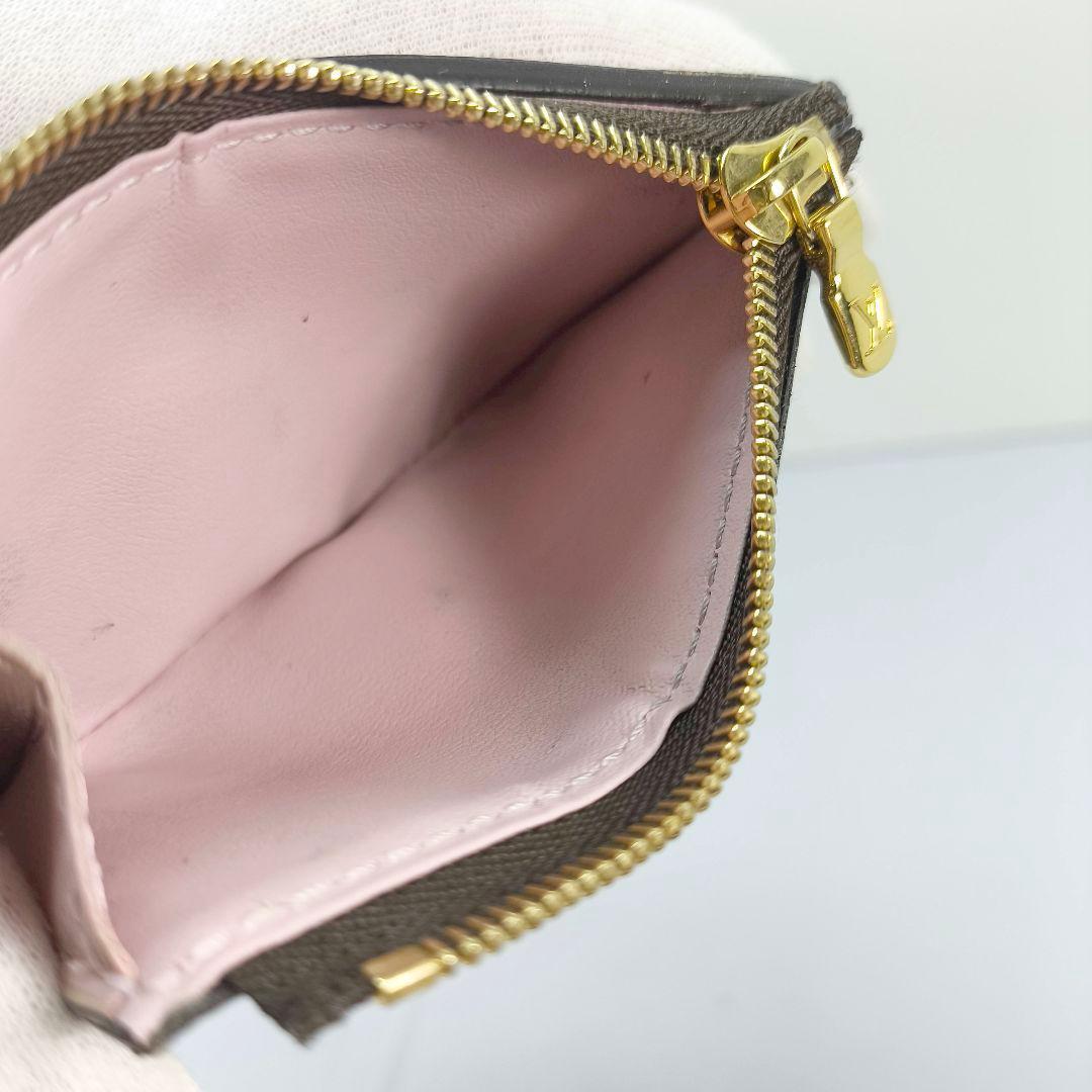 美品 ルイヴィトン 三つ折財布 ミニ財布 ポルトフォイユ ゾエ モノグラム