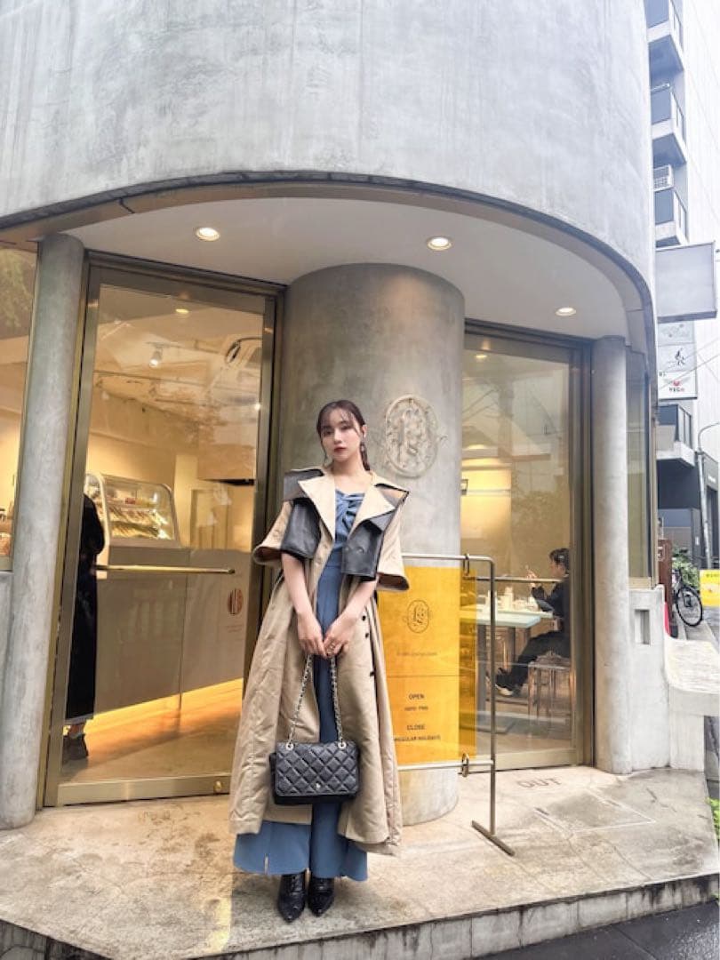 新品 TRENCH MULTI WAY LONG VEST　アメリヴィンテージ