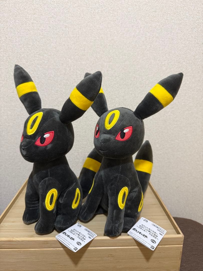 ポケモンぬいぐるみ　ヤミラミ　ブラッキー　オオタチ　ニャオハ　各2体（合計8体）