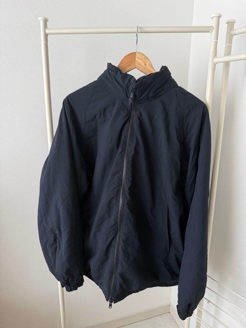 Steven Alan ナイロンジップダルマショートブルゾン L ネイビー