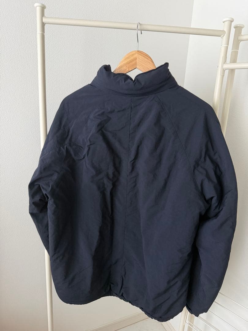 Steven Alan ナイロンジップダルマショートブルゾン L ネイビー