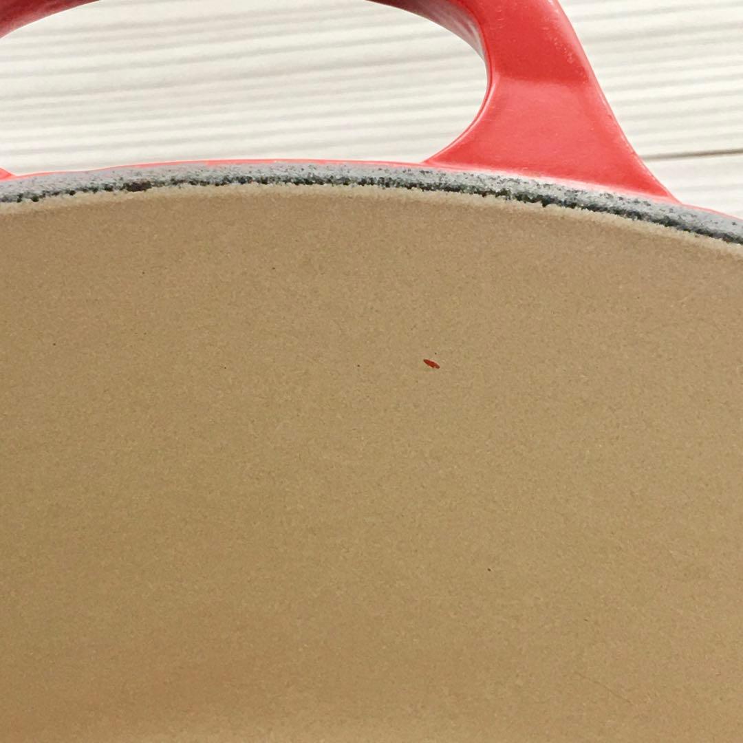 LE CREUSET ル・クルーゼ ココットロンド 22cm レッド/赤 両手鍋