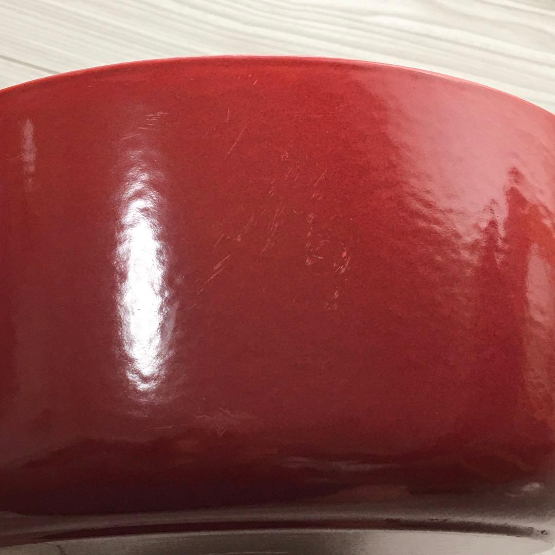 LE CREUSET ル・クルーゼ ココットロンド 22cm レッド/赤 両手鍋