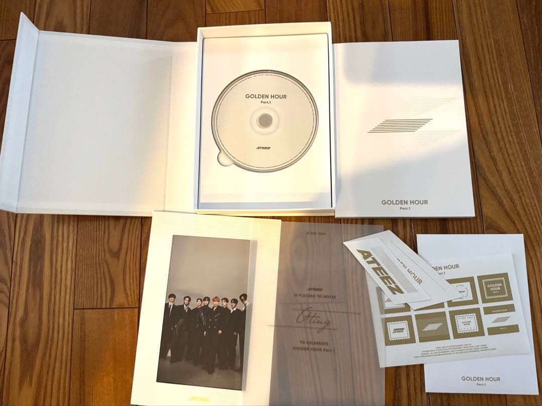 ATEEZ hello82 Golden Hour 直筆サイン入り ホンジュン