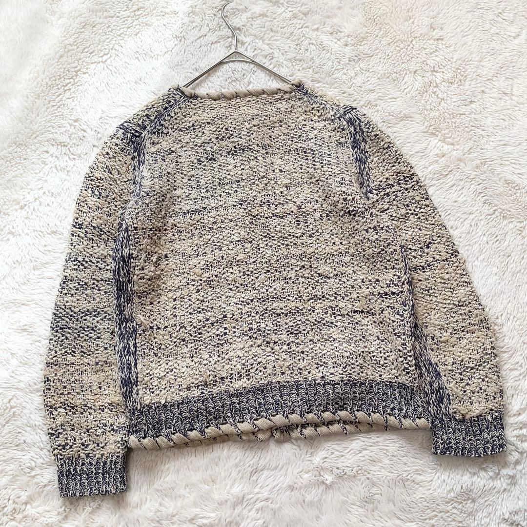 Chloe クロエ　コットンシルク　春　リボン　ツイード　カーディガン　S相当