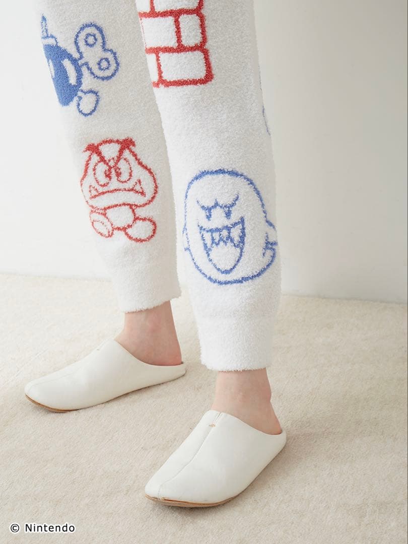 新品 ジェラートピケ スーパーマリオ プルオーバー&ロングパンツ