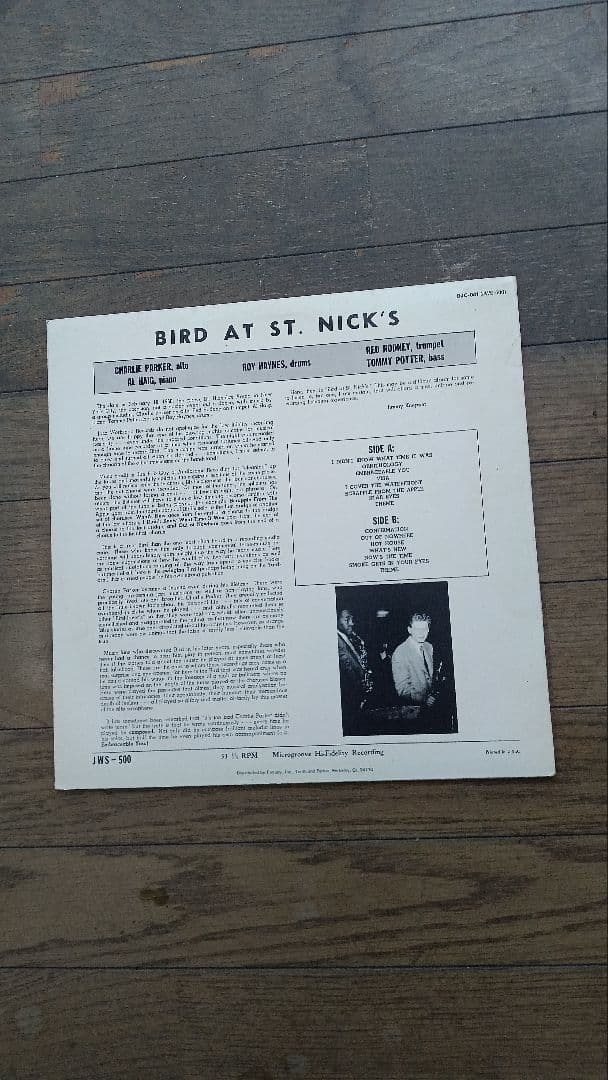 Charlie Parker「Bird at St.Nick's」