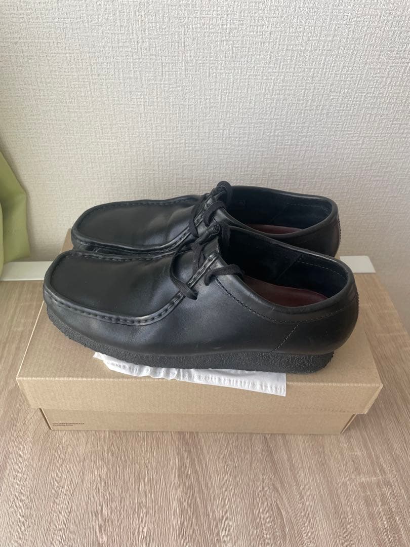 ふ*)様 Clarks クラークス ワラビー　UK8 26センチ　ブラック