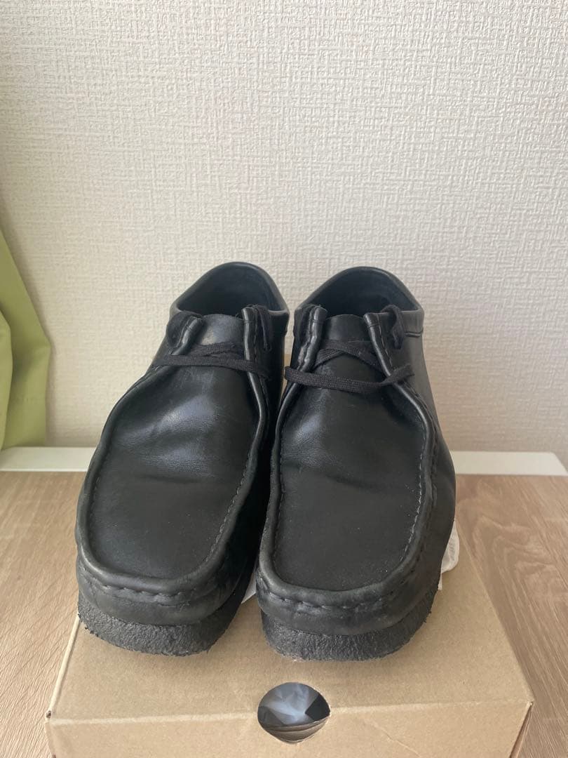 ふ*)様 Clarks クラークス ワラビー　UK8 26センチ　ブラック