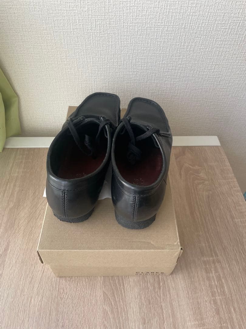 ふ*)様 Clarks クラークス ワラビー　UK8 26センチ　ブラック