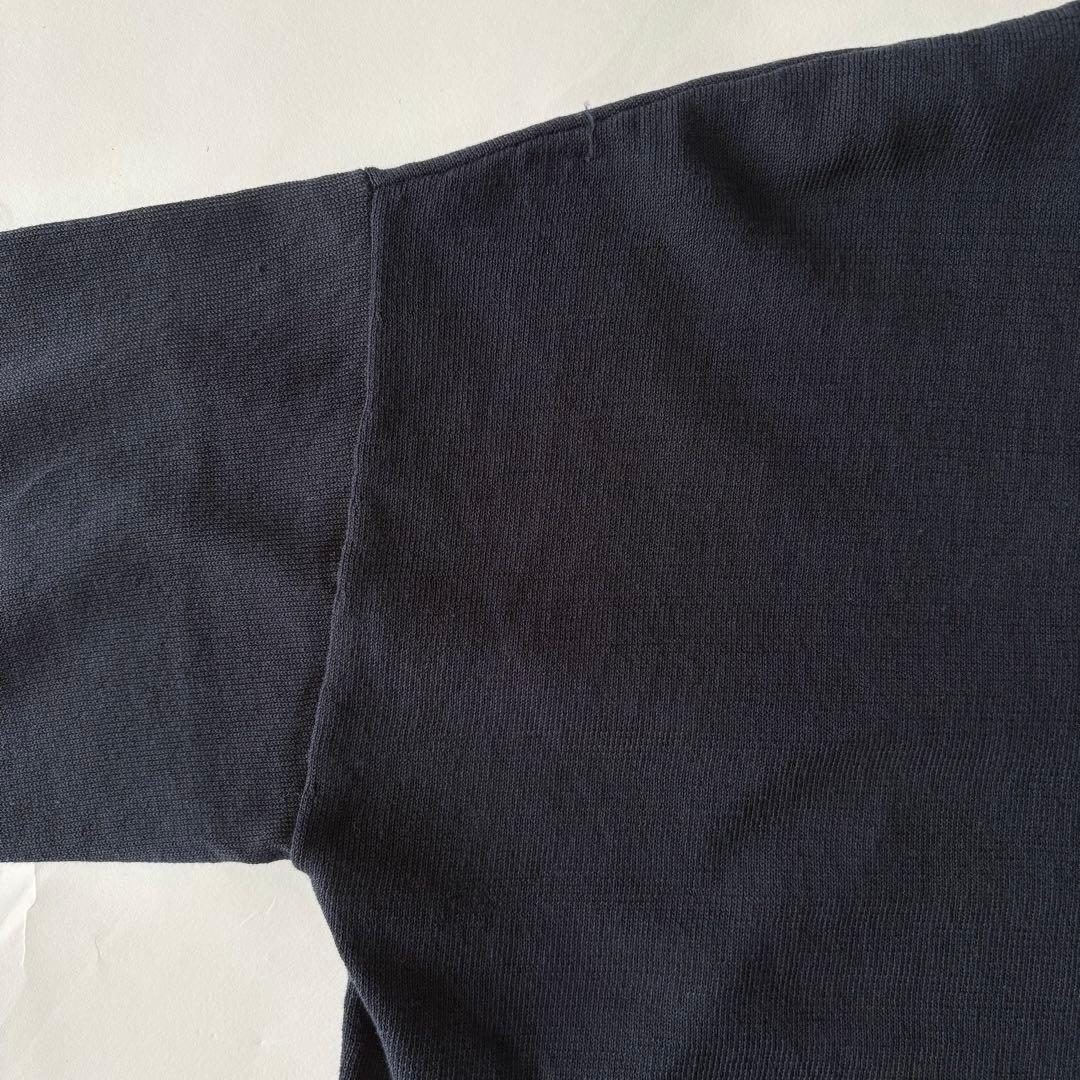 IENA ドライコットン Vネックカーディガン 24ss ネイビー