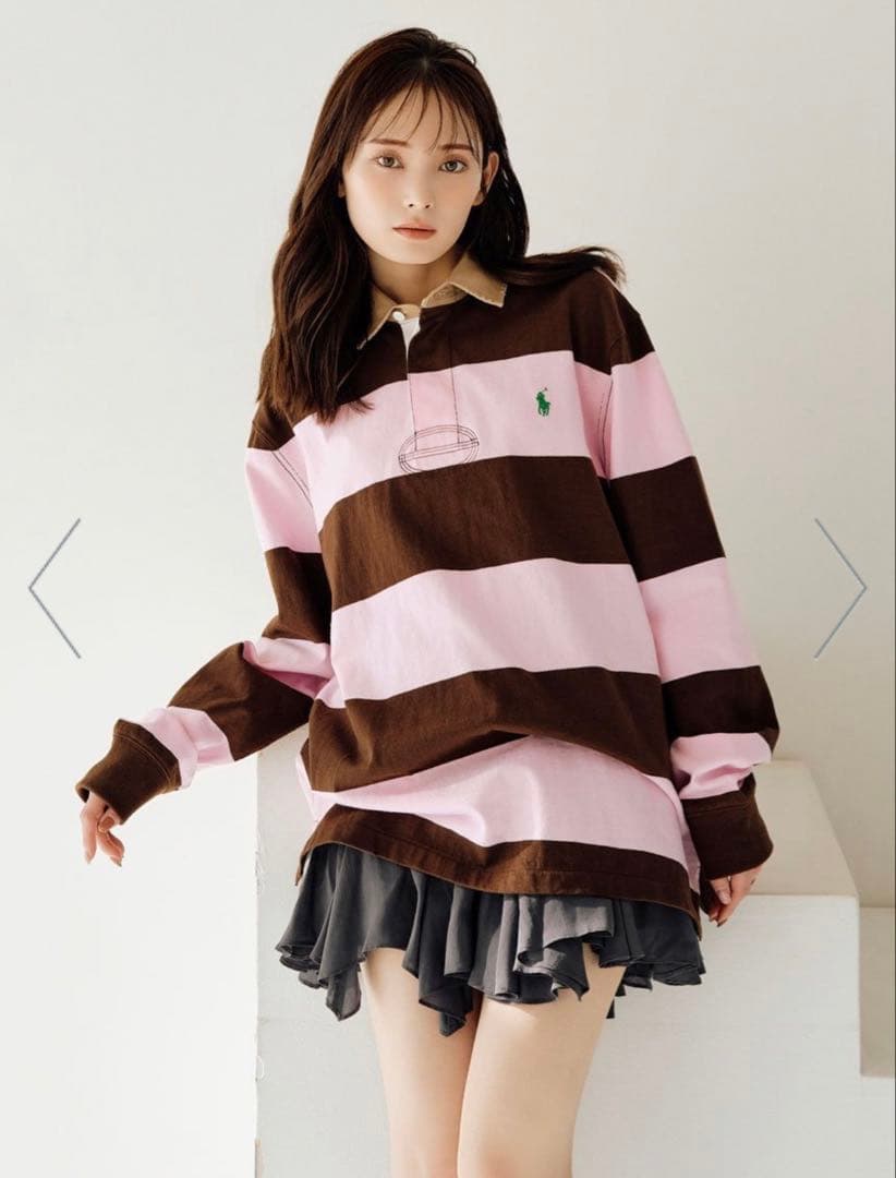 SNIDEL POLO RALPH LAUREN ラグビーシャツ