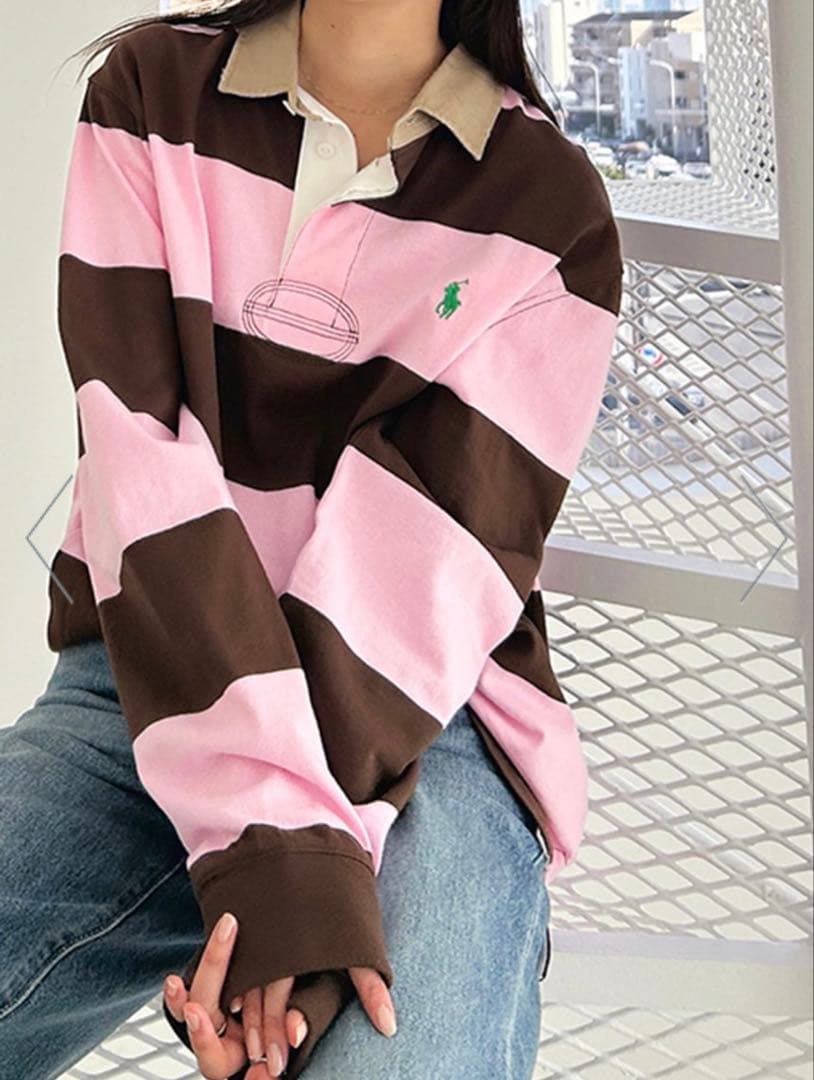 SNIDEL POLO RALPH LAUREN ラグビーシャツ