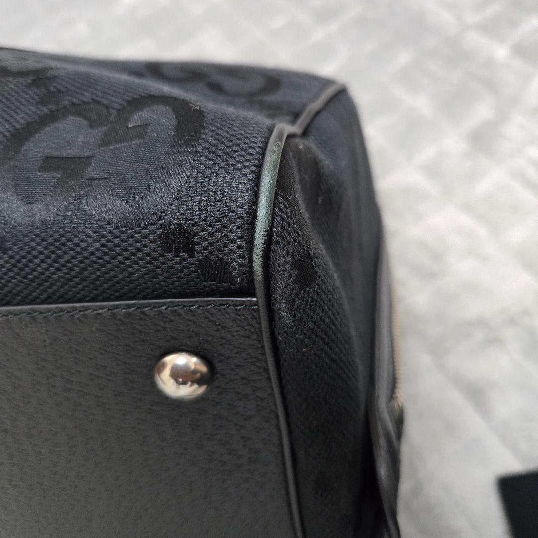 GUCCI　ジャンボGGキャンバスボストンバッグ739581FABRP-1000