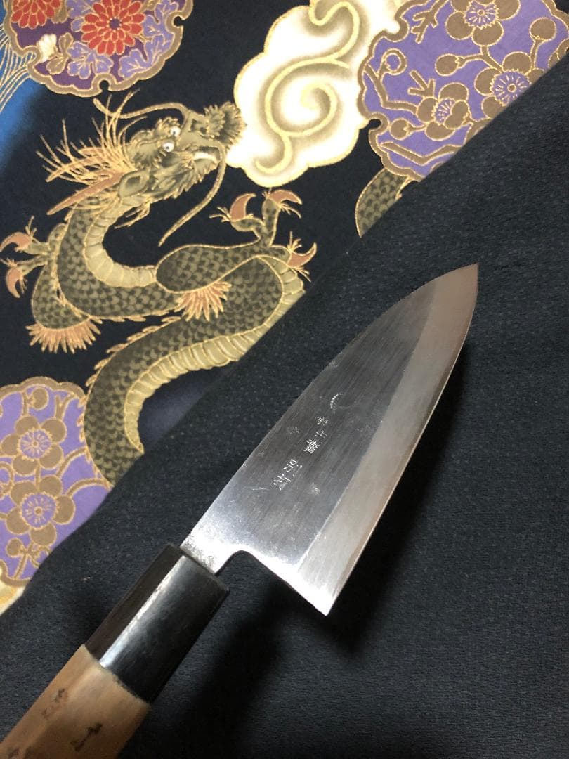 【研ぎ済み】青鋼・本鍛錬　堺忠實　出刃包丁　和包丁　ナイフ　寿司　料理　釣り