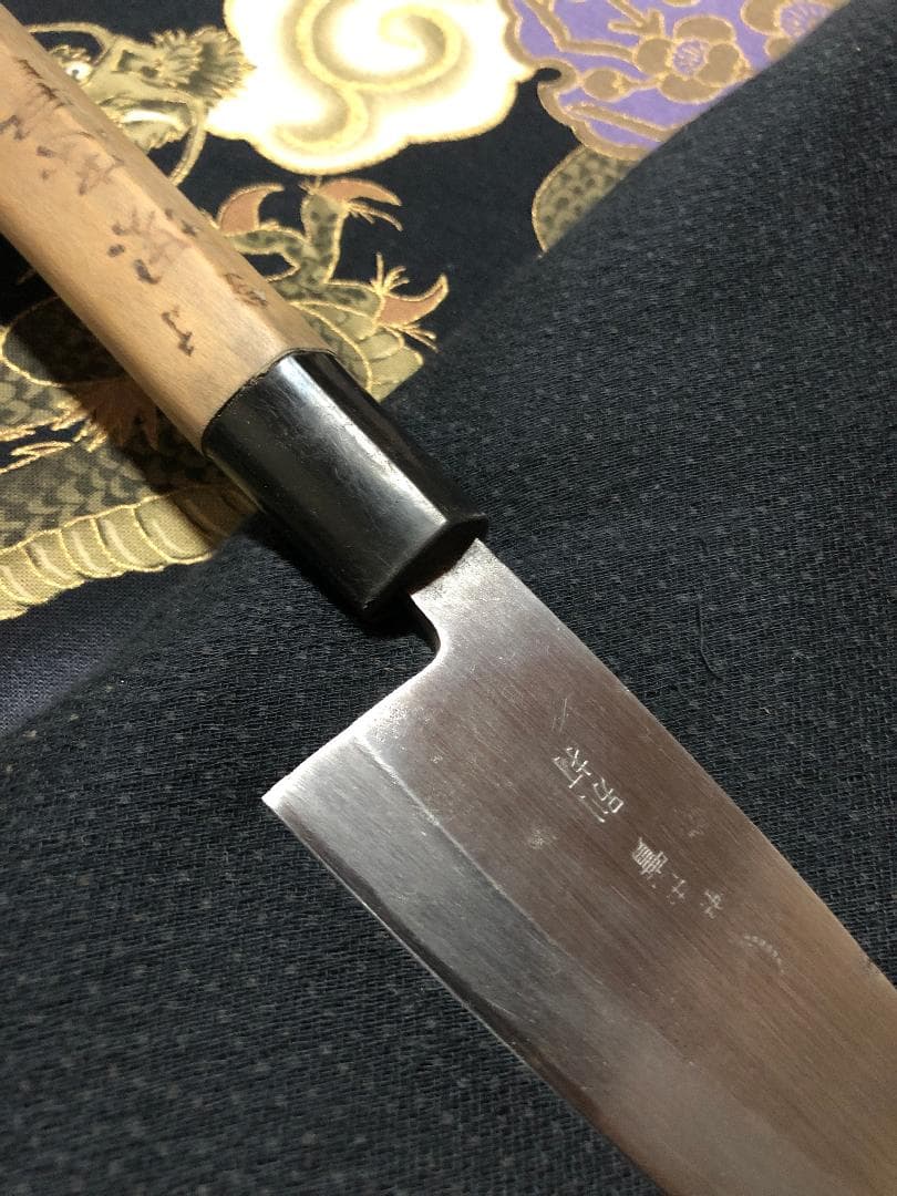 【研ぎ済み】青鋼・本鍛錬　堺忠實　出刃包丁　和包丁　ナイフ　寿司　料理　釣り
