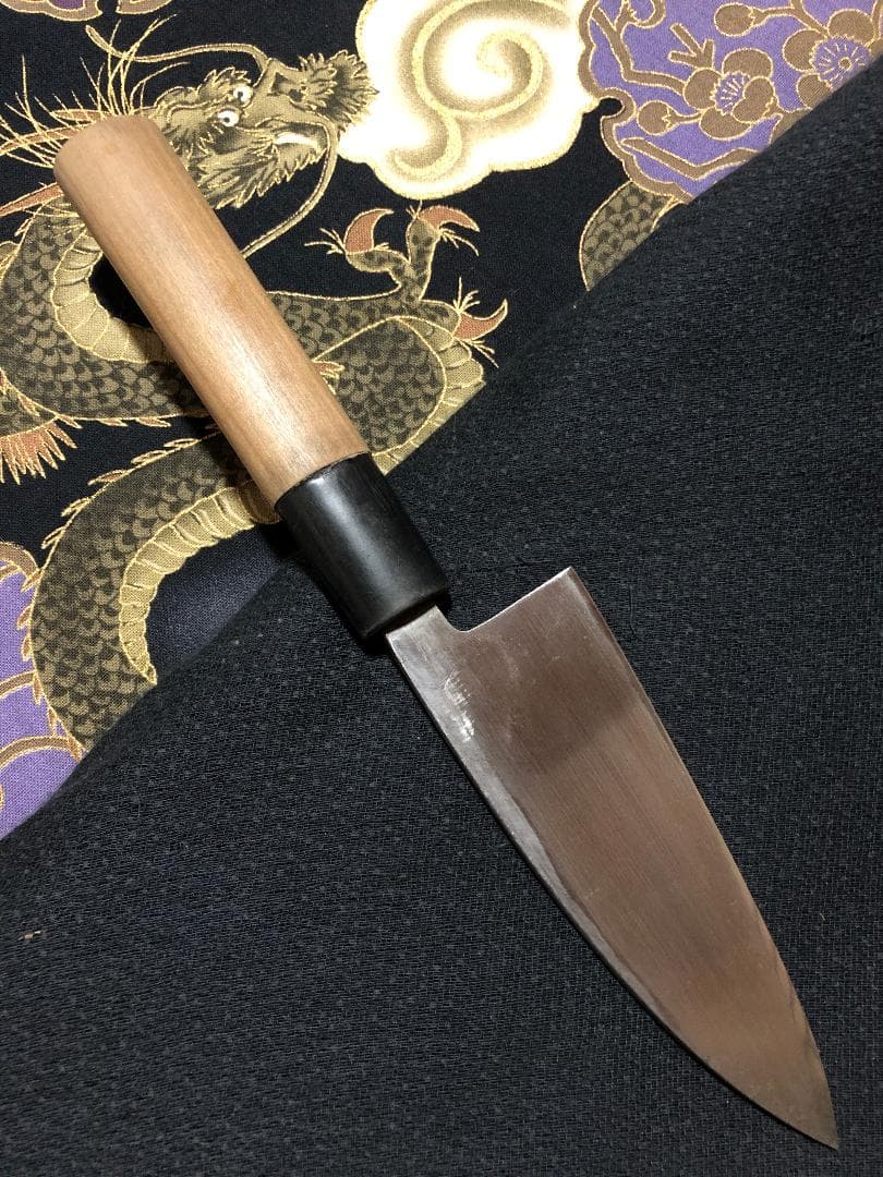 【研ぎ済み】青鋼・本鍛錬　堺忠實　出刃包丁　和包丁　ナイフ　寿司　料理　釣り