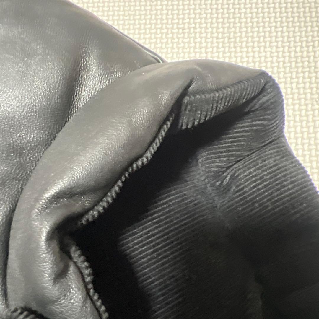3*4様 ショット　schott ラムレザー　ダウンベスト　リバーシブル　Mサイ