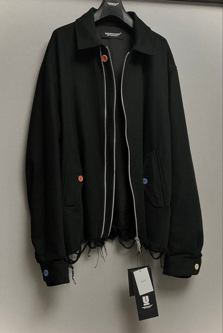 UNDERCOVER 25SS Coカルゼ裾タチキリブルゾン 黒