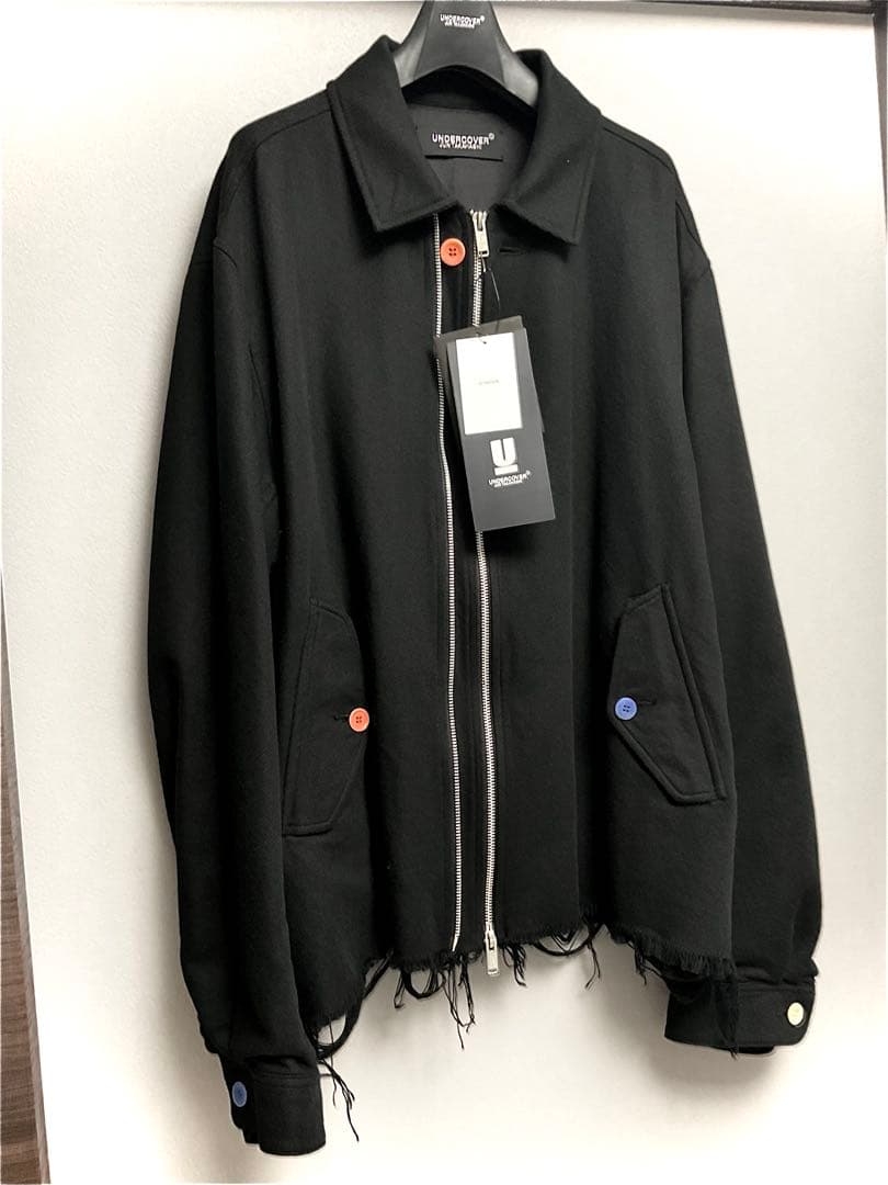 UNDERCOVER 25SS Coカルゼ裾タチキリブルゾン 黒