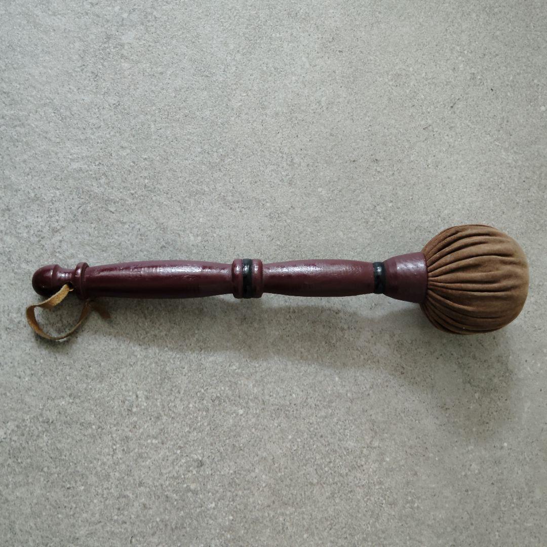 茶道具 鳴物 ドラ どら 銅鑼 バイ付 仏具 歌舞伎 開始合図