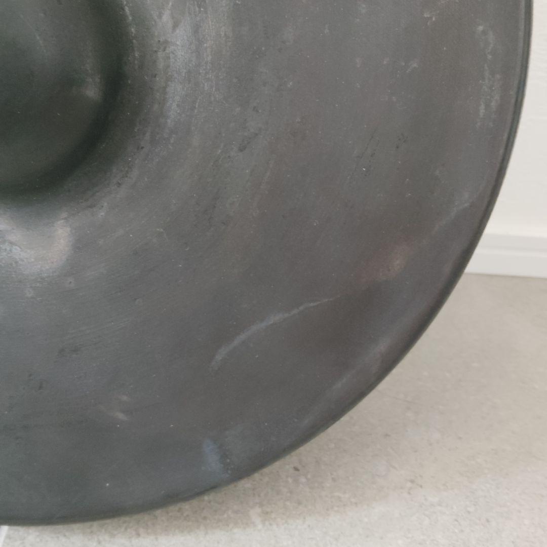 茶道具 鳴物 ドラ どら 銅鑼 バイ付 仏具 歌舞伎 開始合図