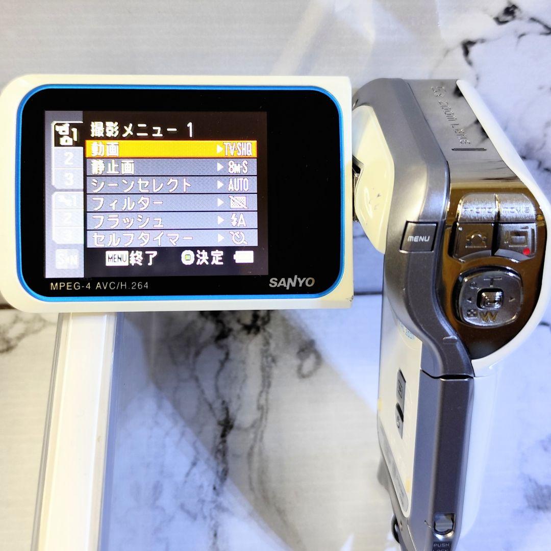 【動作確認済】SANYO 防水デジタルムービーカメラ Xacti DMX-CA8