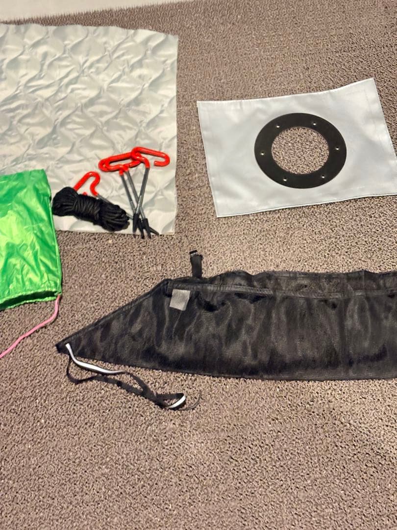 【中古品・ダメージあり】AMBERテント型サウナ「totonoi2」　本体のみ