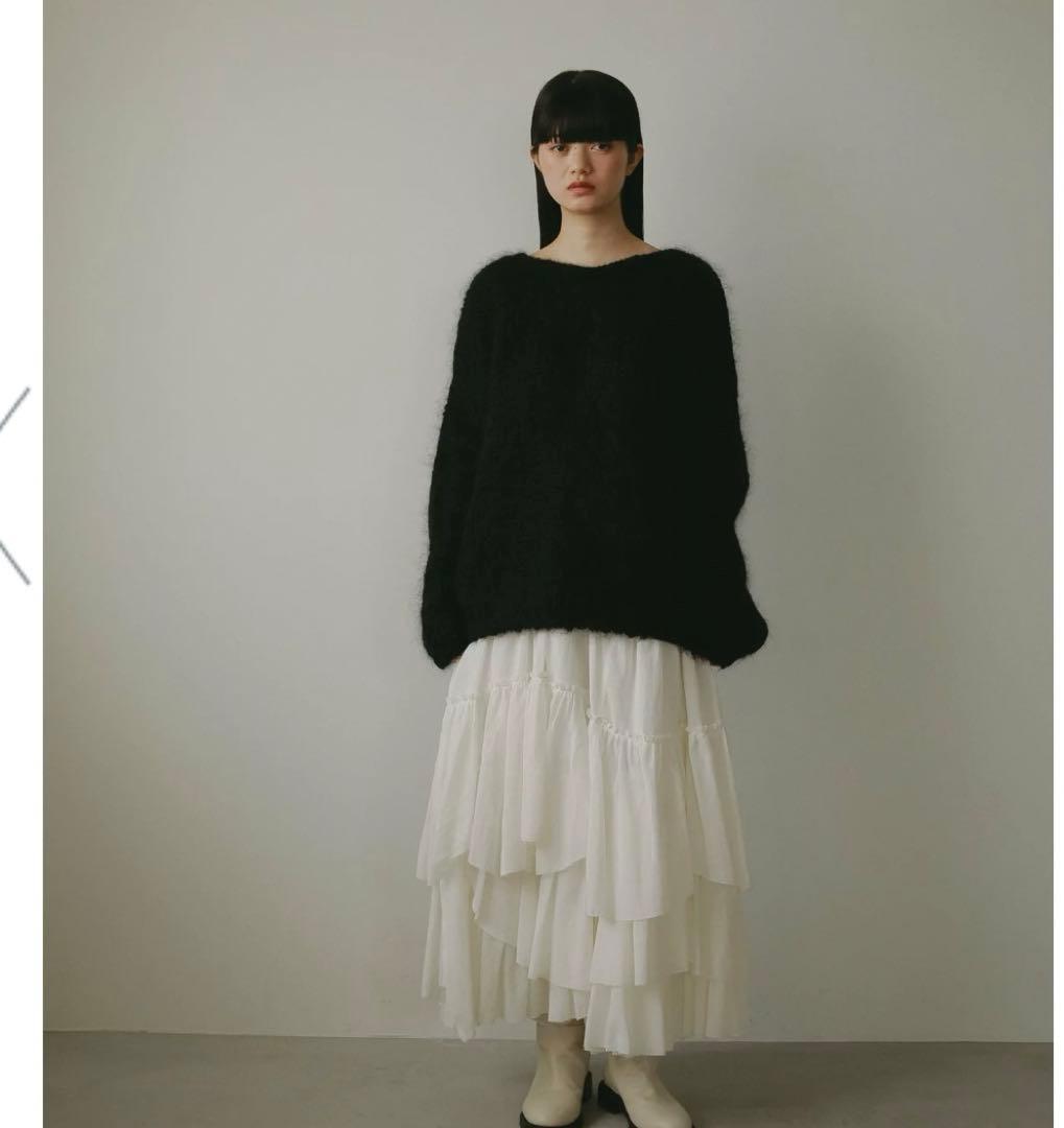 完売　新品　未使用　CASA FLINE コットンティアードスカート