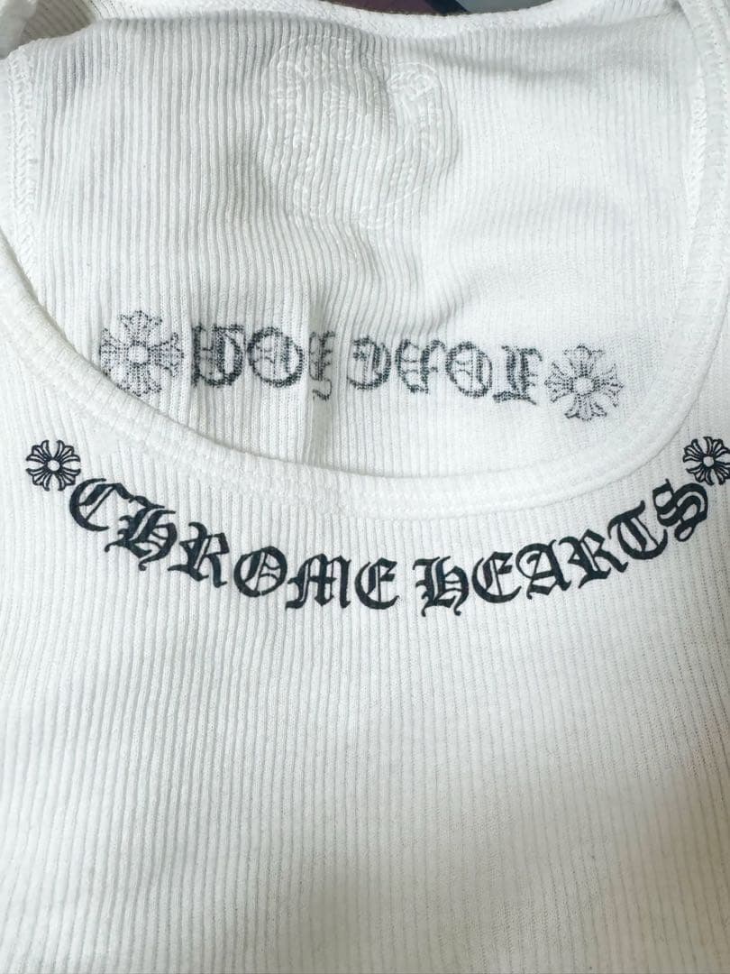 クロムハーツ Chrome Hearts ILOVEYOU リブタンクトップS