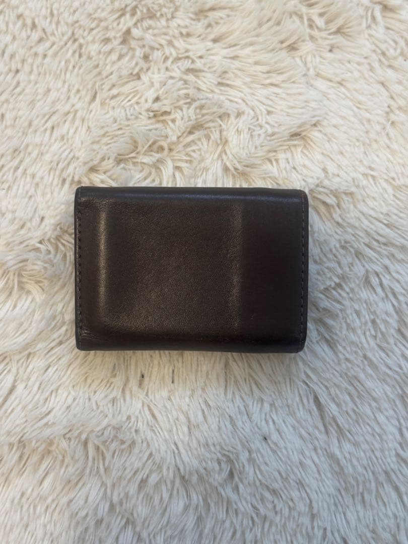 Vivienne Westwood ダークブラウン レザー 三つ折り財布
