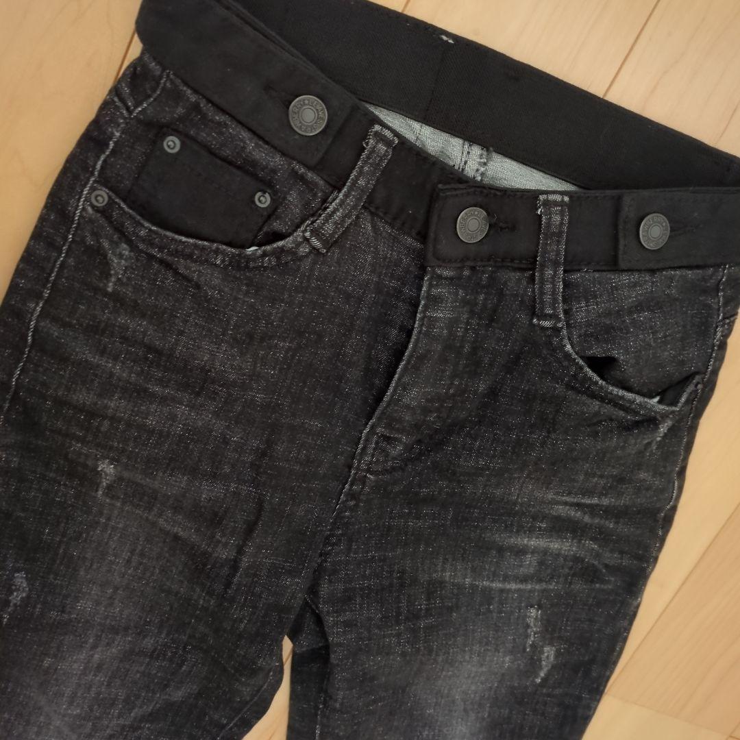 Praia ダークグレー スキニーデニム