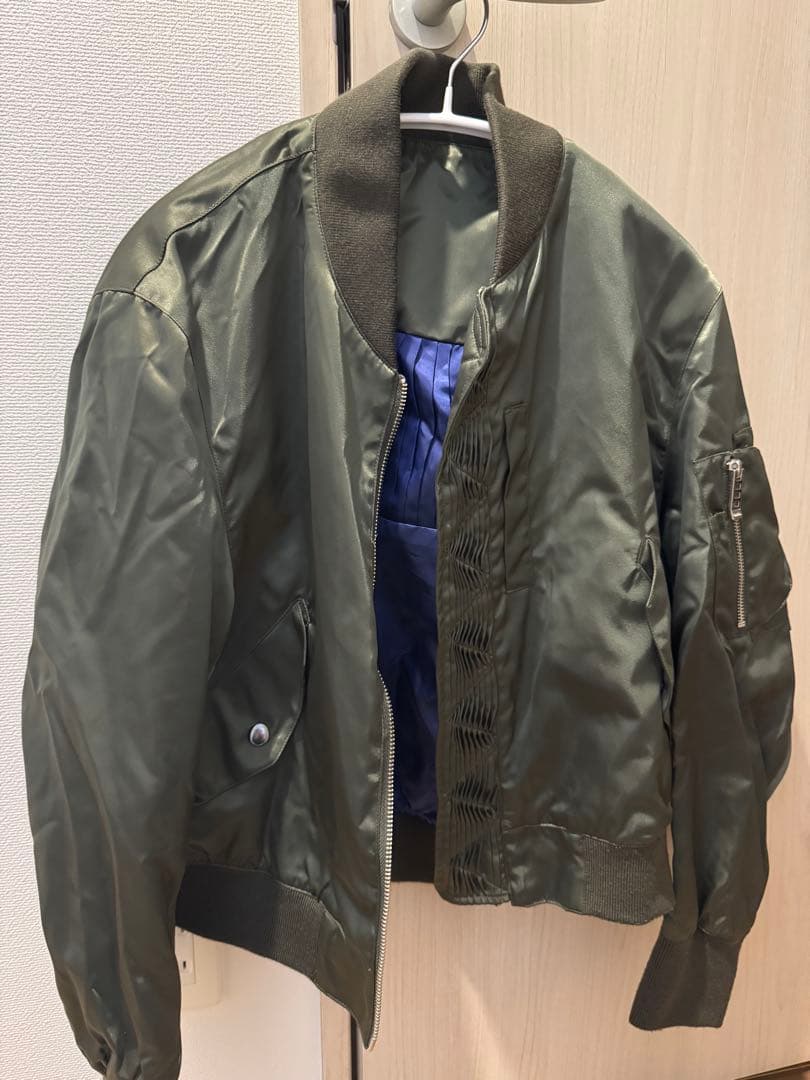 美品　UN3D アンスリード ナイロンMA-1 / ボンバージャケット