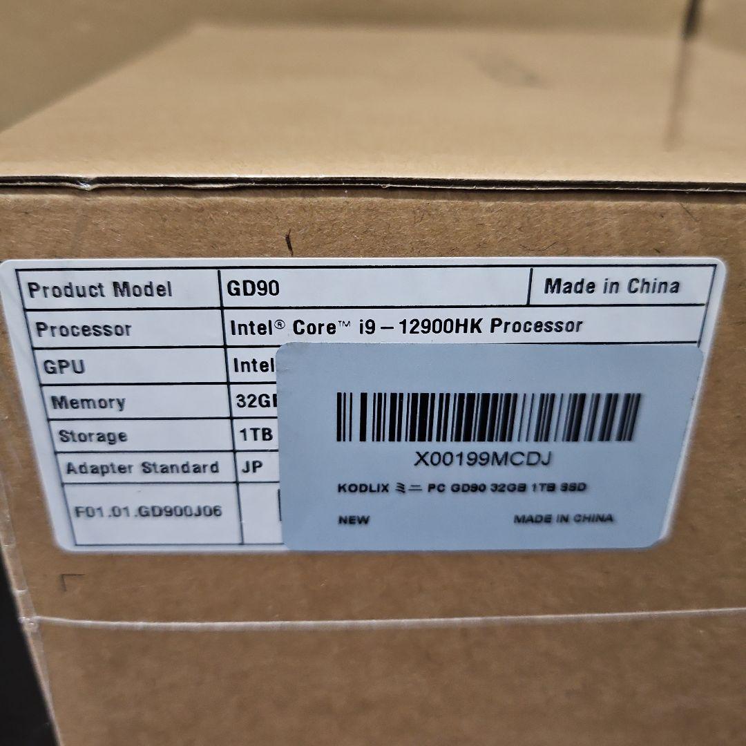 R*n様 KODLIX GD90 ミニPC 新品
