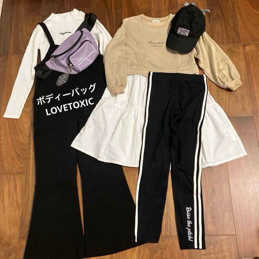 新品有お洋服まとめ売り女の子150ラブトキ ユニクロ ピンクラテ レトロガール他