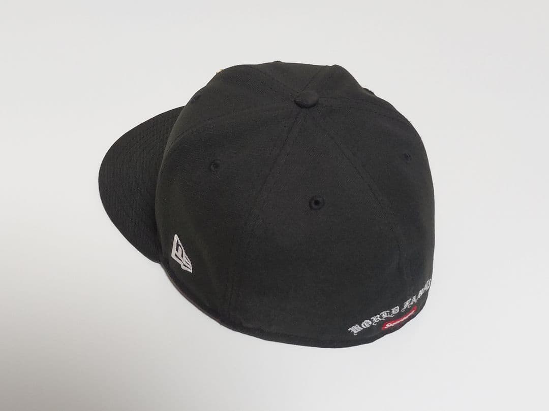 【極美品】Supreme　New Era　Gold Cross　S Logo　黒