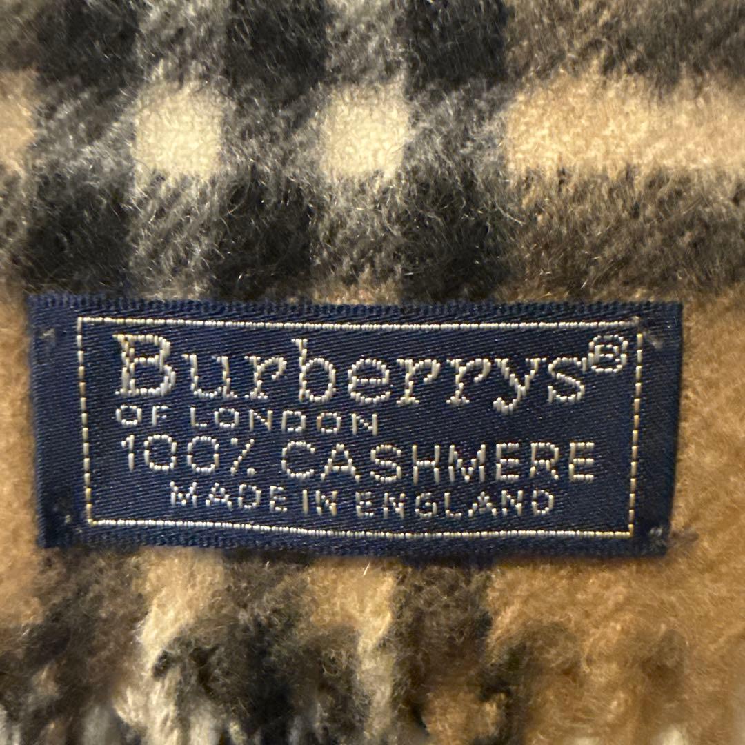 BURBERRYS バーバリーズ　メンズ　レディース　カシミヤ100% マフラー