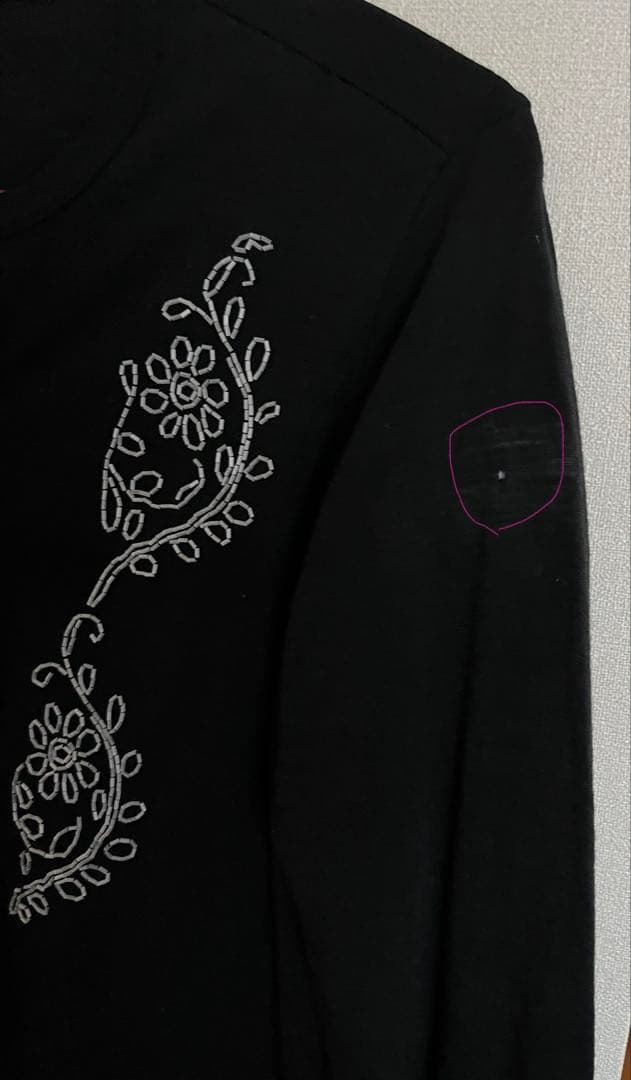 COMME des GARÇONS ブラック カーディガン