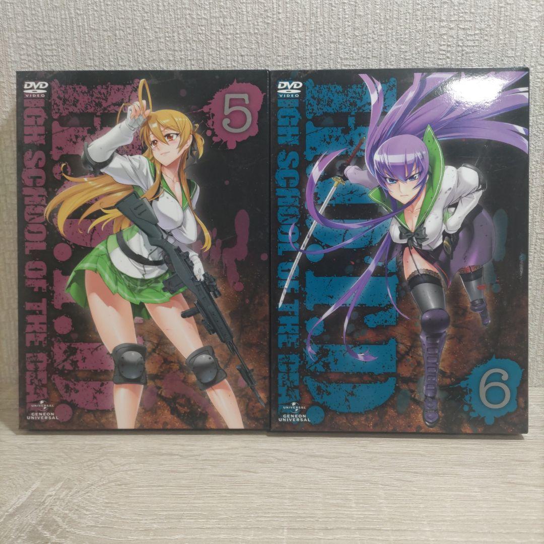 【DVD・セル版】HIGHSCHOOL OF THE DEAD DVD 1～6巻