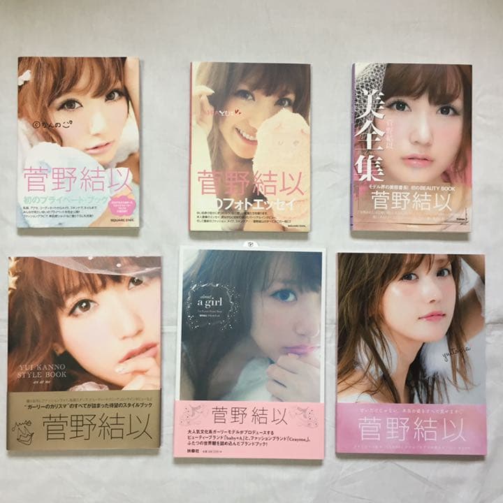 菅野結以　本　まとめ売り　(書籍+カタログ+非売品特典)