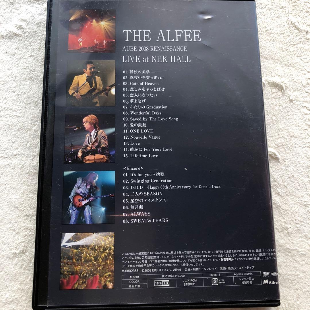ミュージック THE ALFEE AUBE2008 RENAISSANCE NHK HALL