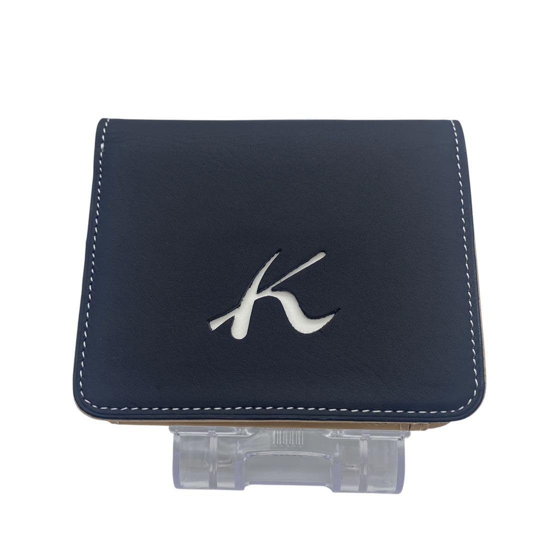 【新品同様】 キタムラ Kitamura 二つ折り財布 ラウンドファスナー