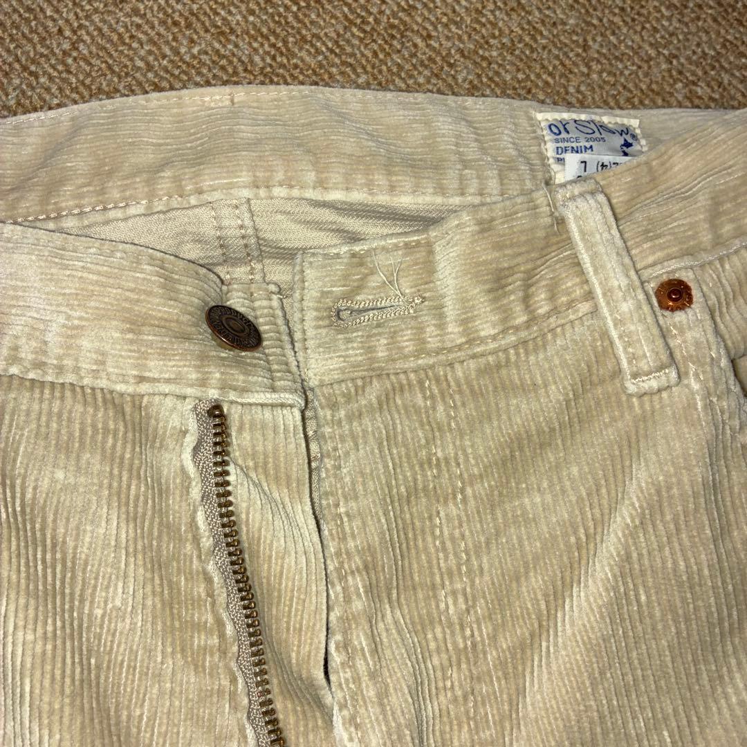 連休値引き　orSlowコーデュロイパンツ