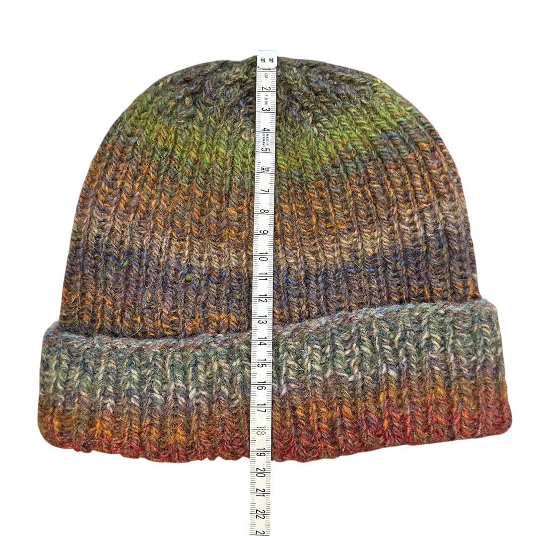 90s VINTAGE HANDKNITS アイルランド製 カラフル ニット帽